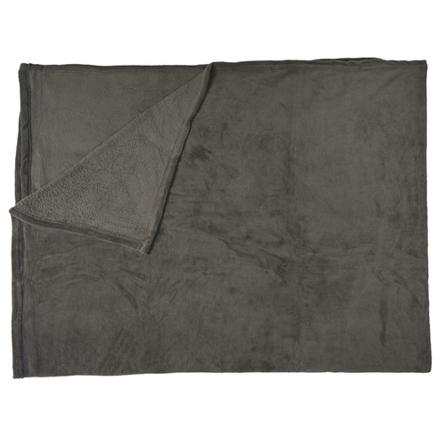 Blanket Throw Molleton 150x200cm, grey