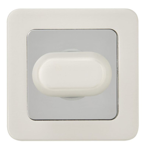 Metalbud Door Escutcheon, satin silver