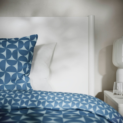 TONSTAD Bed frame, off-white, 140x200 cm