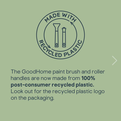 GoodHome Flat Paint Brush for Wood 80 mm