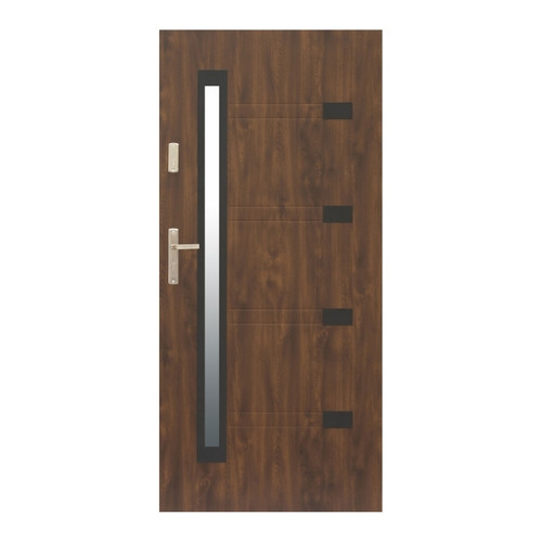 External Door Zitron 90, right, walnut