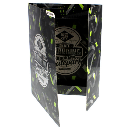 Paper Folder with Elastic Band A4 Skate 10-pack, assorted patterns