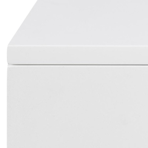 Wall-Mounted Bedside Table Nightstand Avignon, white
