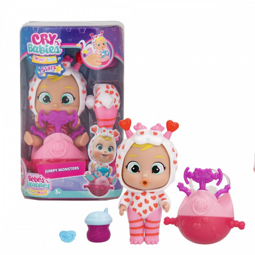 Cry Babies Doll Magic Tears Stars Jumpy Monsters, Momo 3+