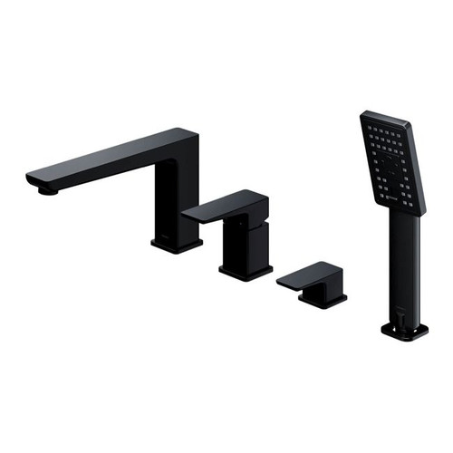 Omnires 4-hole Bath Mixer Tap Alton, black