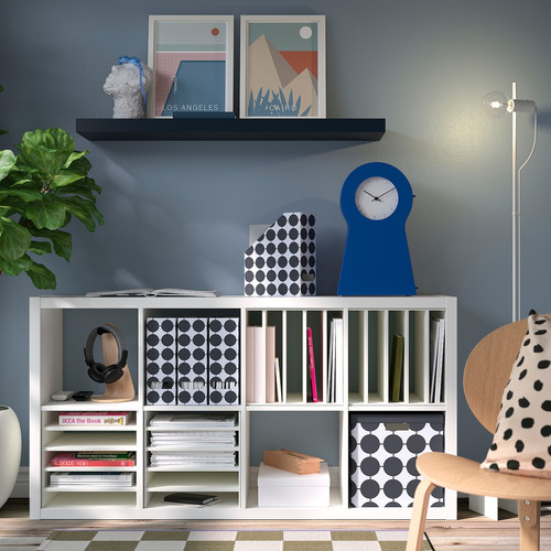 TJENA Magazine file, white black/dotted