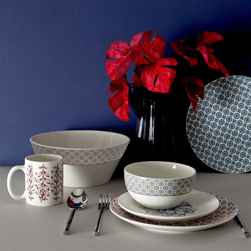 Serving Bowl Bisette, red