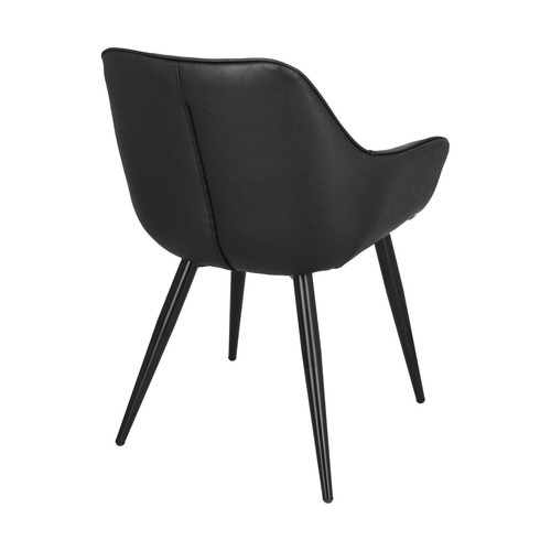 Upholstered Chair Rox, black