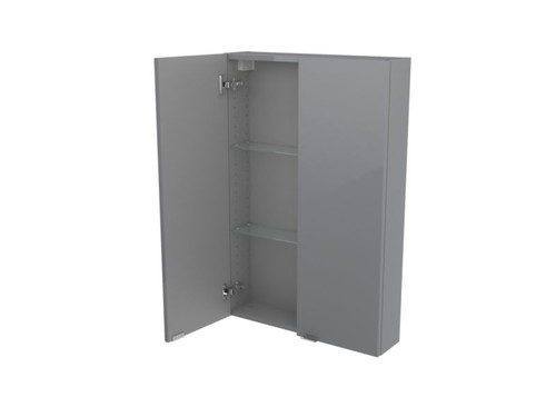 Bathroom Wall Cabinet GoodHome Imandra 60x90x15cm, grey