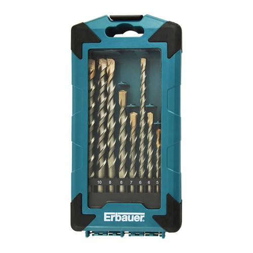 Erbauer Masonry Drill Bit Set 10pcs