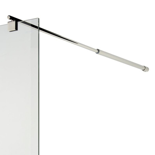 Cooke & Lewis Shower Walk-in Panel Onega 120cm, chrome/pattern