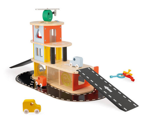 Janod Wooden Garage 2+