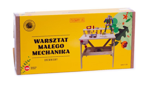 Wooden Workbench with Tools & Blocks 3+