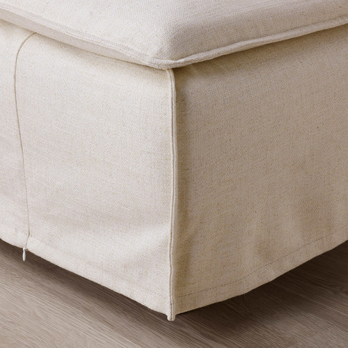 SÖDERHAMN Chaise longue, Gransel natural colour
