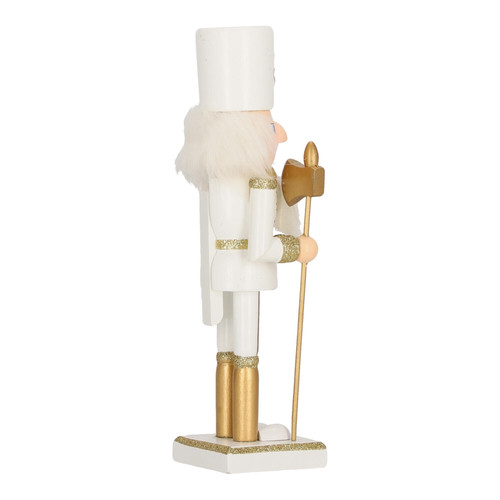 Nutcracker Christmas Decoration William 1 25cm, white