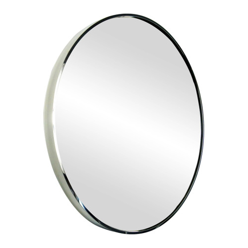 Mirror Round Sepio 60 cm, glossy inox