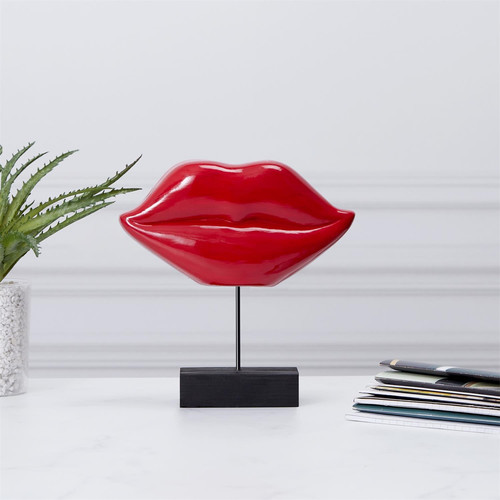 Decoration Lips, red