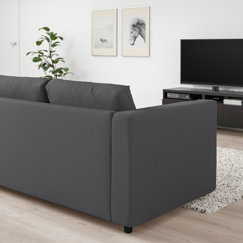 VIMLE 2-seat sofa-bed, Hallarp grey