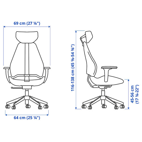 GRUPPSPEL Gaming chair, Gunnared beige