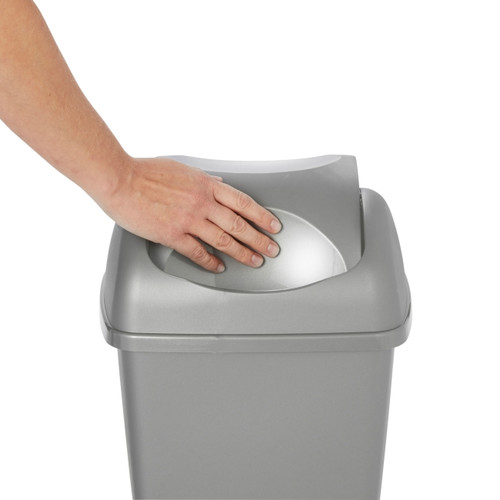 Waste Bin Tazetta Swing 20l, grey