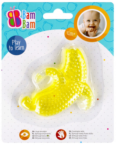 Bam Bam Teether Banana 3m+