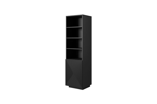 Shelving Unit Bookcase Asha 50cm, matt black