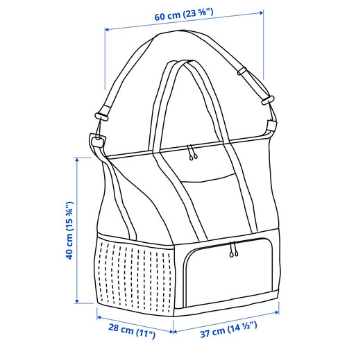 KLOTPIL Cooling bag, 38x24x40 cm