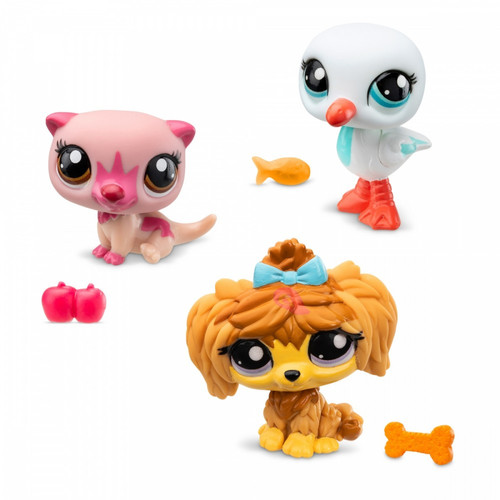 Littlest Pet Shop 3-pack, 1 set, assorted, 4+