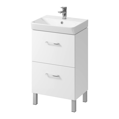 Cersanit Basin Cabinet Olivia Mille 50 cm, white