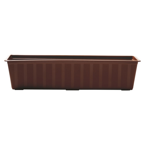 Balcony Plant Pot Box 60 cm, brown