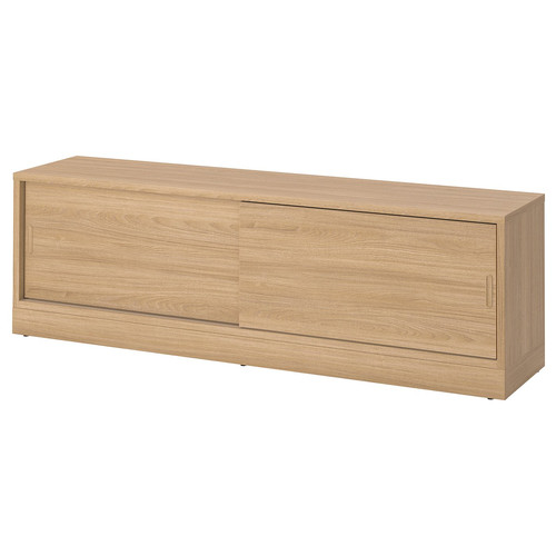 TONSTAD TV bench, oak veneer, 178x37x55 cm
