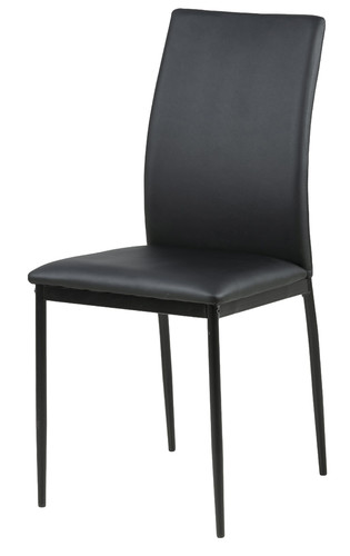 Chair Demina, faux leather, black