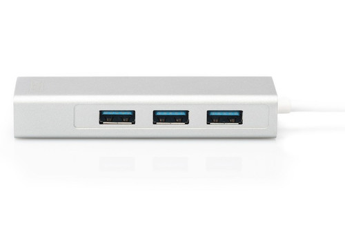 Digitus Hub 3-port USB 2.0 Type-C Gigabit LAN