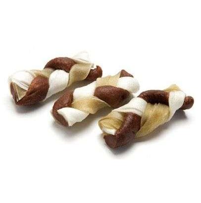 Magnum Dog Snacks Braid 6.5cm 40pcs, brown