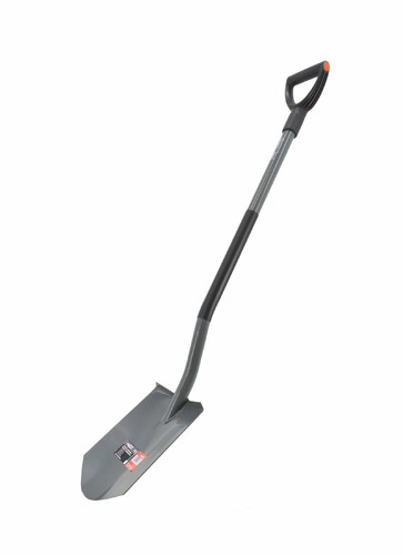 AW Pointed Garden Digging Spade, steel shaft & D-Handle