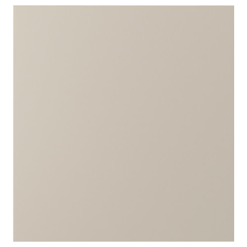 LAPPVIKEN Door, light grey-beige, 60x64 cm