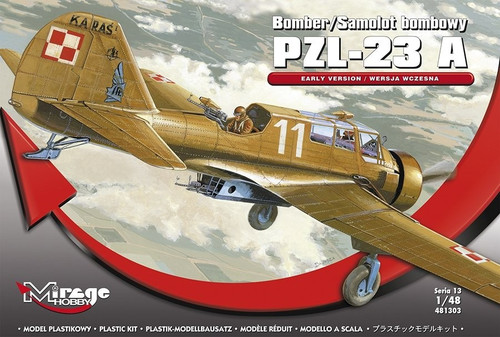 Mirage Model Kit PZL-23A Karas Early Version 14+