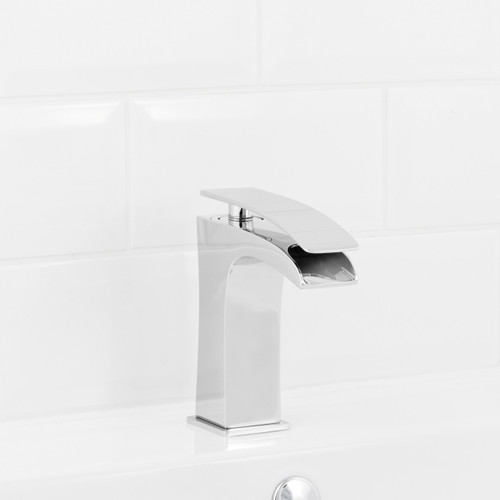 GoodHome Bathroom Sink Tap Kellan, chrome