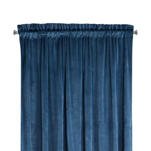 Curtain Rosa 135x300 cm, dark blue