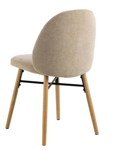 Dining Chair Sophia, beige/oak