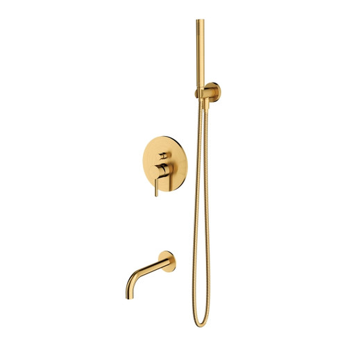 Omnires Concealed Bath Set Preston, brushed gold