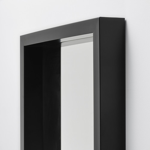 SANDTORG Mirror, black, 75x180 cm