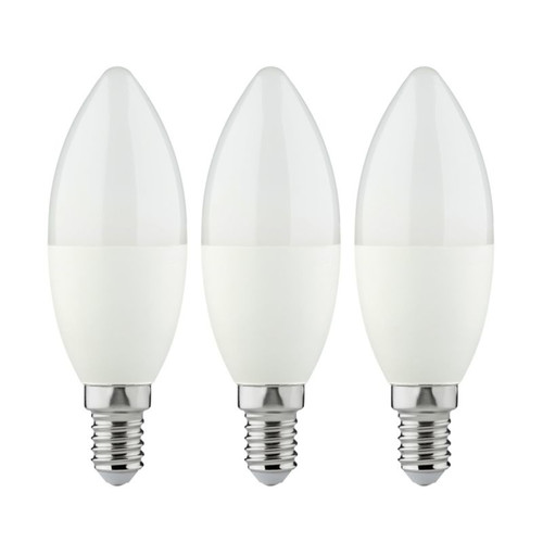 Diall LED Builb C37 E14 806lm 2700K, 3 pack