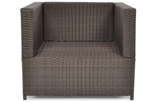 Outdoor Armchair MALAGA, brown