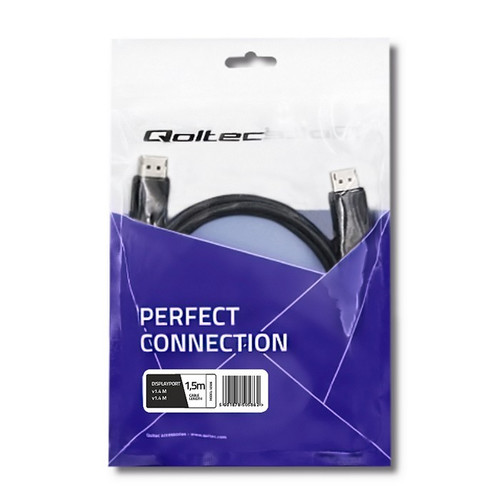 Qoltec DisplayPort v1.4 M to DisplayPort v1.4 M 1.5m