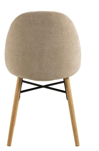 Dining Chair Sophia, beige/oak