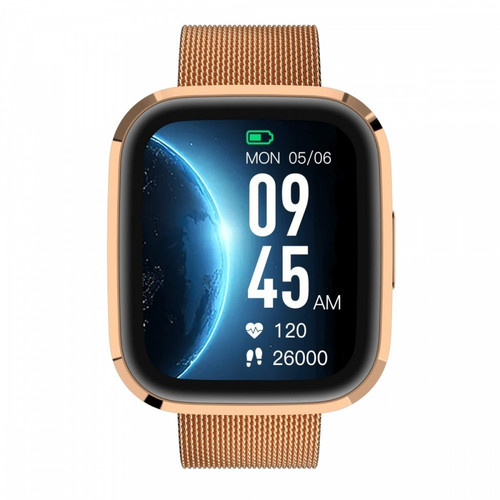 Garett Smartwatch GRC STYLE, gold steel