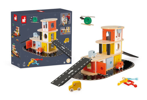 Janod Wooden Garage 2+