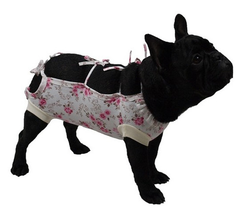 Grande Finale Pet Cat Recovery Suit Post-Surgical 25cm, floral-pattern