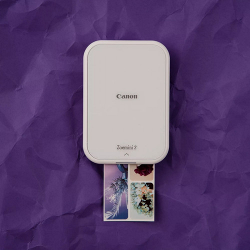 Canon Zoemini 2 Portable Colour Photo Printer, white